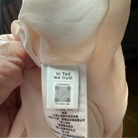 Ted Baker Velina Pink Sequined Ruffle Midi Skirt size ) - Picture 5 of 7